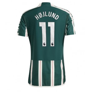 Manchester United Rasmus Hojlund #11 Bortatröja 2023-24 Kortärmad